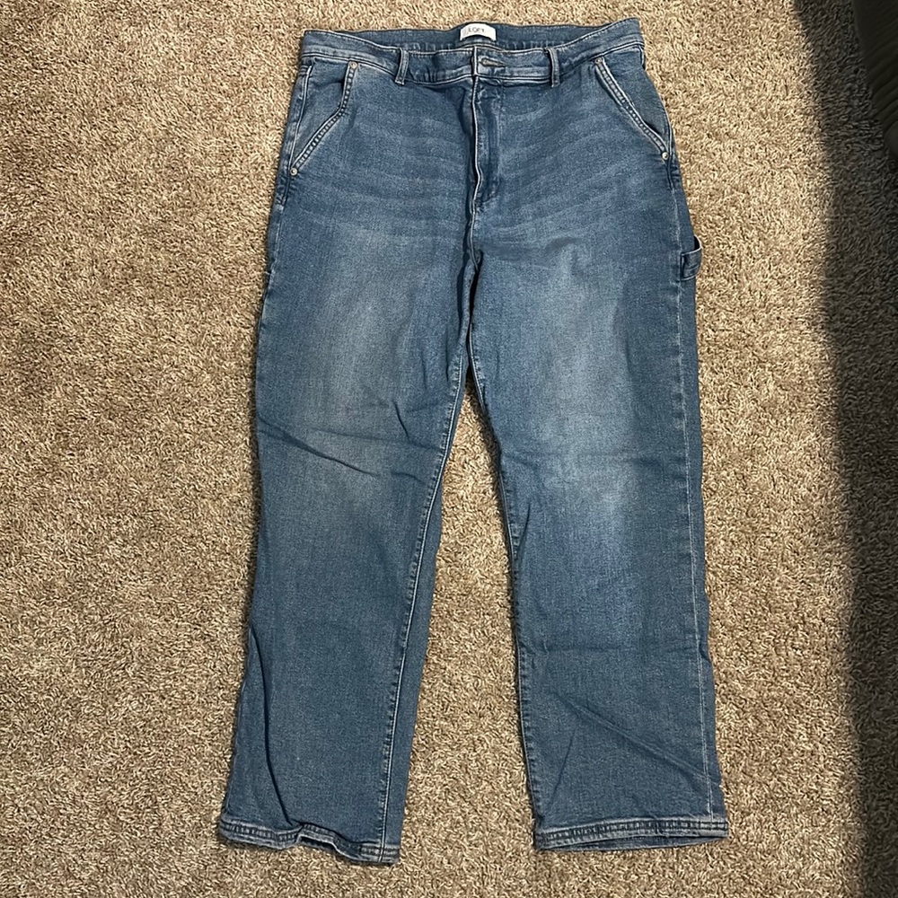 Loft High Rise Straight Jeans